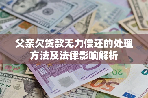 北京父亲欠贷款无力偿还的处理方法及法律影响解析