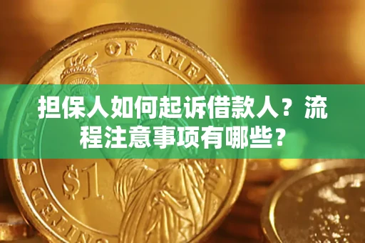 北京担保人如何起诉借款人？流程注意事项有哪些？